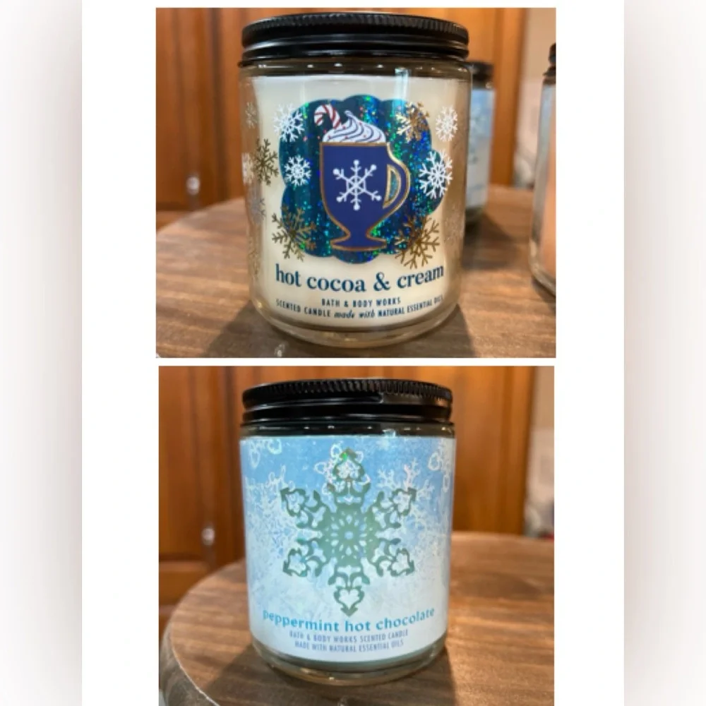 Pick 2 - NWOT Holiday Scented Candles 7oz. Bath & Body or White Barn Variety